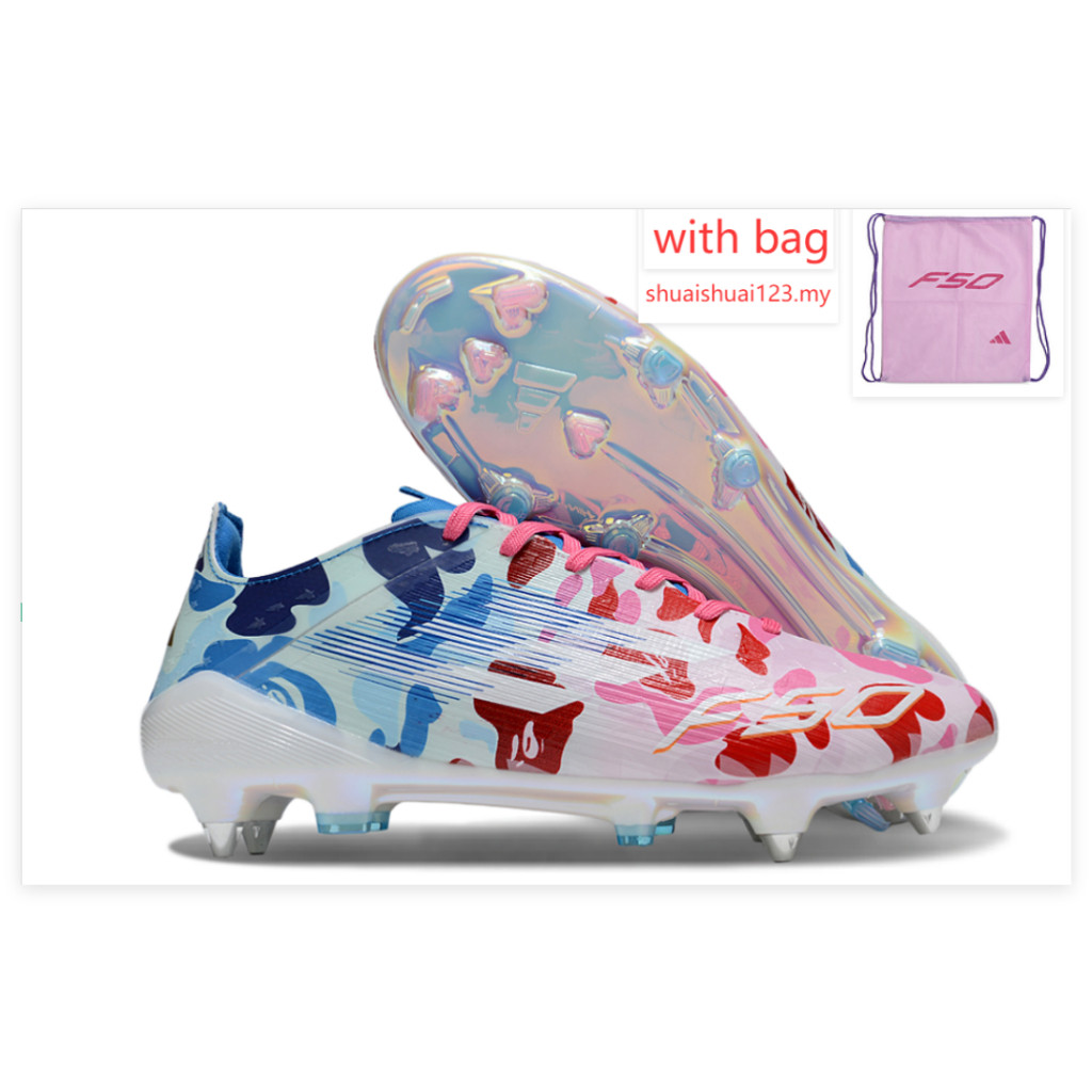 รองเท้าฟุตบอล Lamine Yamal X F50 Neymar X F50 ไซส์ 38-46 สีชมพู ราคาถูก เหมาะสำหรับเล่นกลางแจ้ง