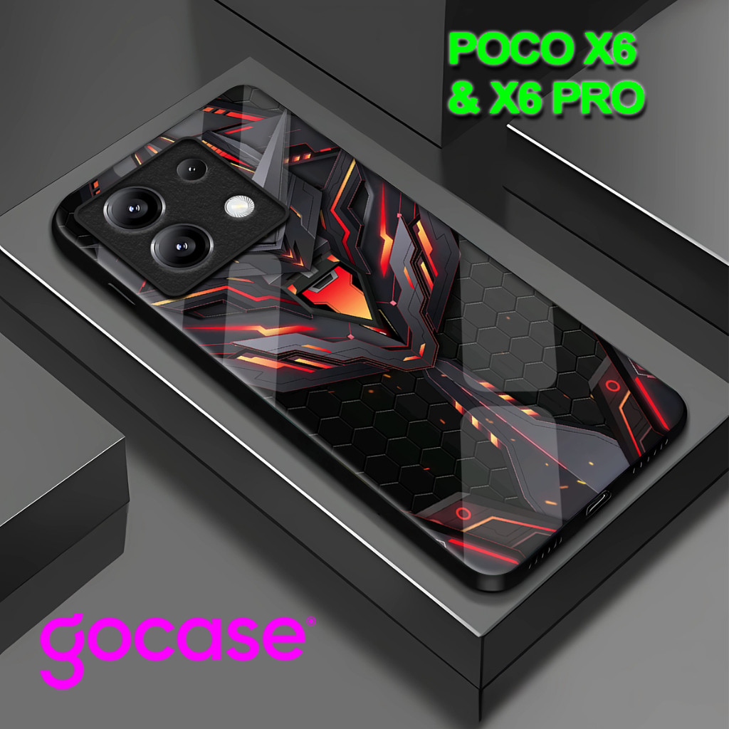 HP (KL 14) GLOSSY สําหรับ XIAOMI POCO X6 5G l X6 PRO 5G l M6 PRO 4G l อะนิเมะ motif กรณี l บทคัดย่อ 