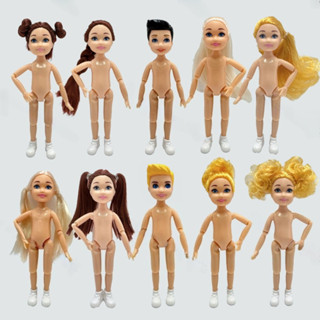 ตุ๊กตาตัวน้อยขนาด 5 นิ้วผิวธรรมดา 15 ซม. ความสูงสาวแต่งตัวขอ…