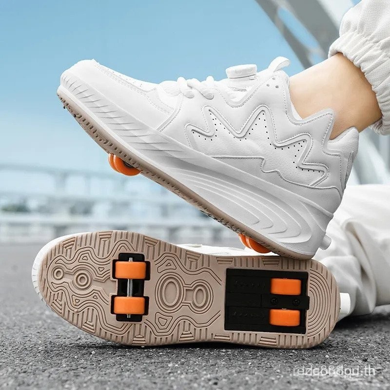 รองเท้าโรลเลอร์สเก็ตคุณภาพสูงสำหรับสตรี ออกแบบเพื่อปาร์กัวร์ และใช้งานได้สองแบบ EREV