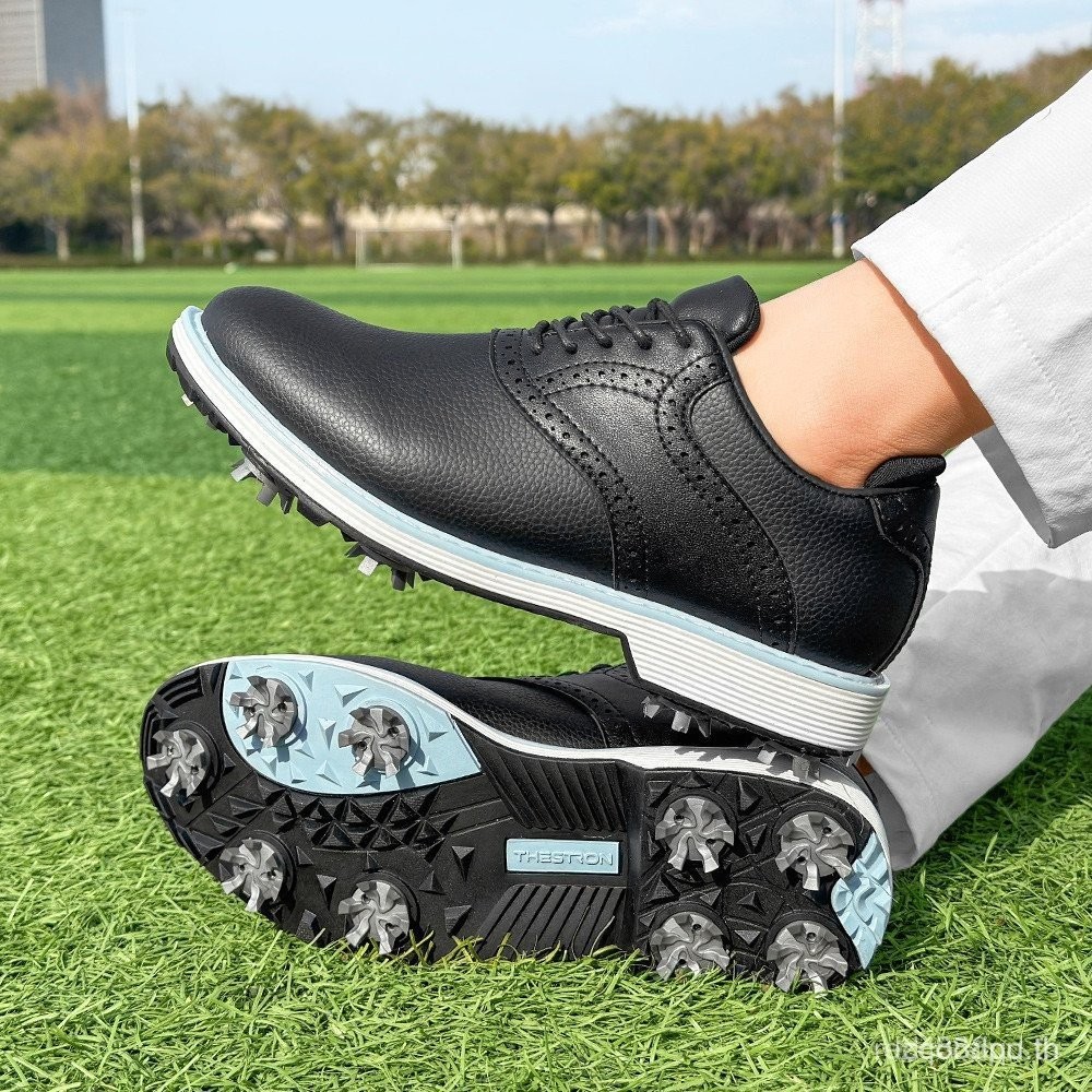 รองเท้ากอล์ฟผู้หญิง กันน้ำ มีเปิดนิ้วและสายรัดพอดี ส้นไม่ลื่น F2EW - รูปที่ 5