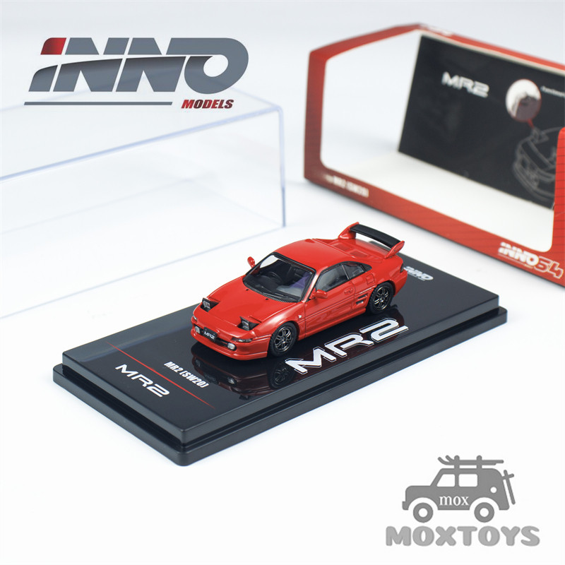INNO 1:64 MR2 (SW20) รถโมเดลDiecast สีแดง