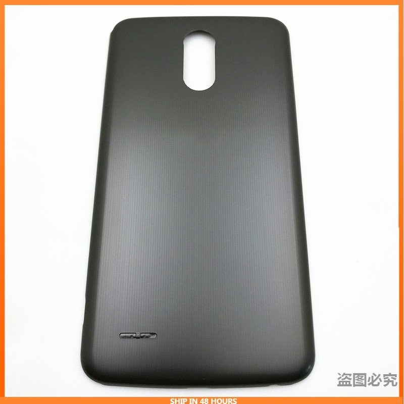 สําหรับ LG Stylo 3 K10 Pro Stylus 3 LS777 M400DK M430 M400DF แบตเตอรี่ฝาครอบประตูด้านหลังกรณี