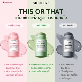 SKINTIFIC Clay Mask Stick มาร์คโคลน