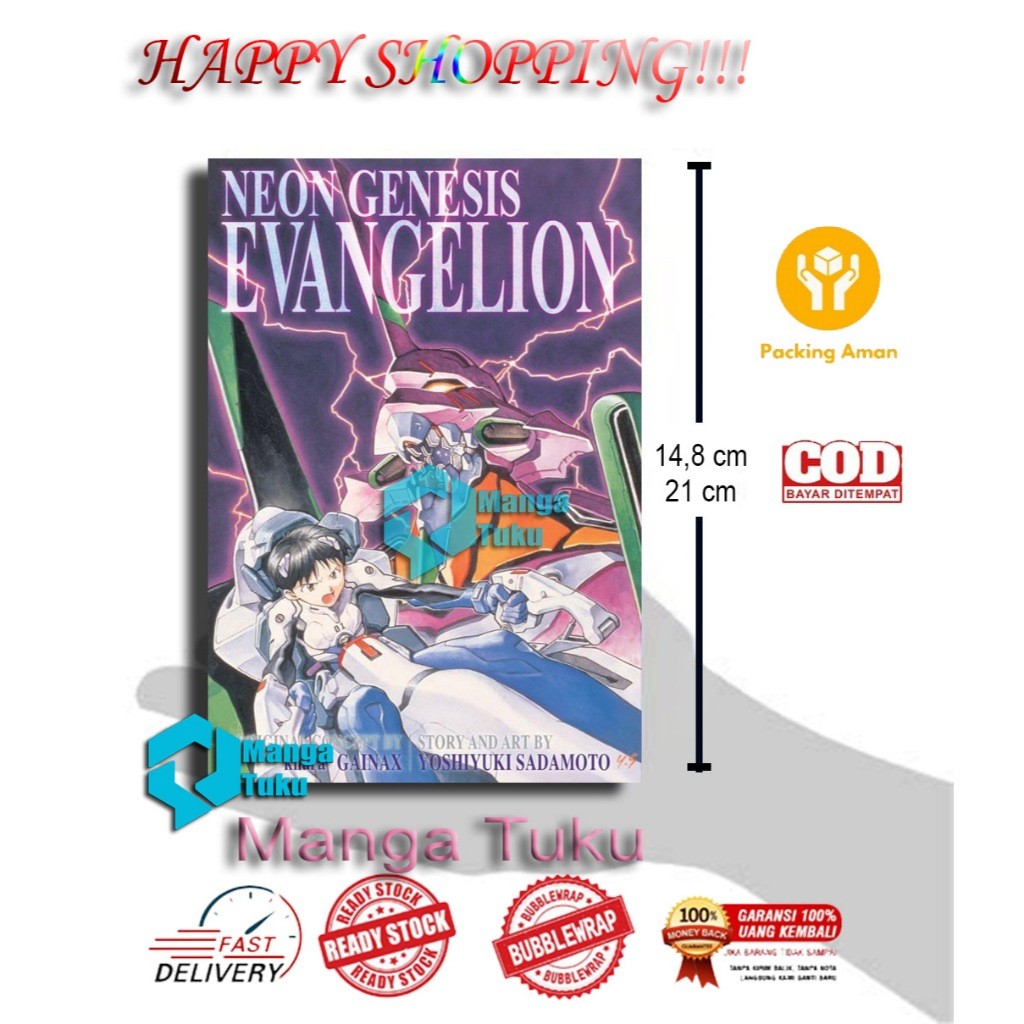 มังงะ: Neon Genesis Evangelion v01-05 (3-in-1 Edition) - มังงะ Tuku
