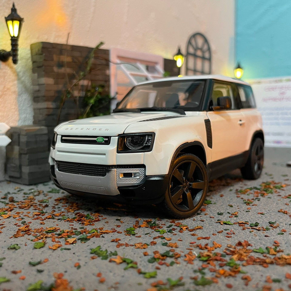 Willie 1: 26 Land Rover Defender 2020Land Rover Defender จําลองรถรุ่นเครื่องประดับ