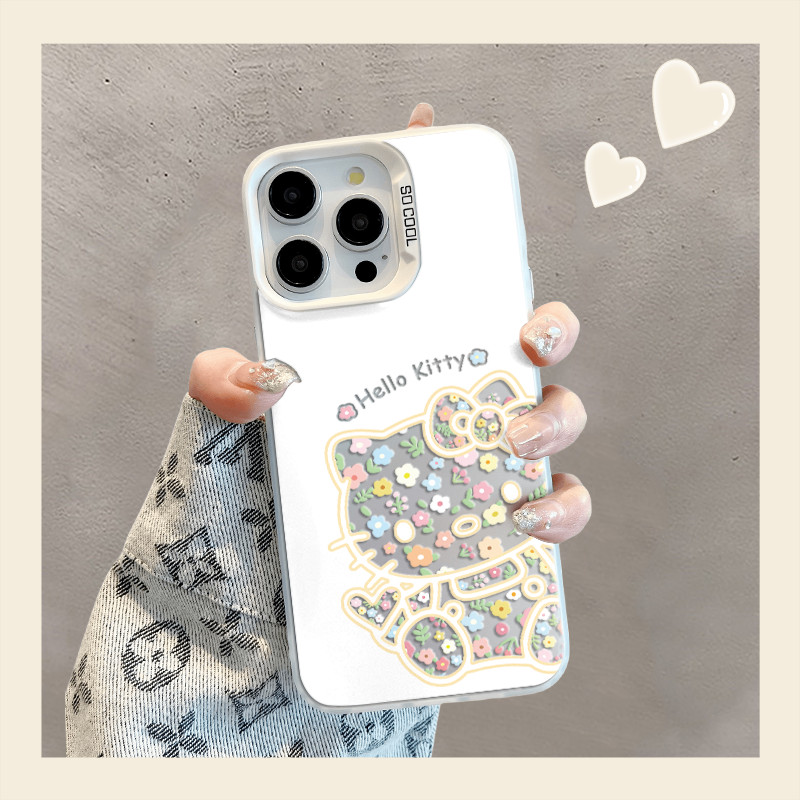 ดอกไม้ Hellokitty สําหรับ Honor X9a X9b X9c 300 200 100 90 80 70 60 50 Pro SE Magic 7 6 5 Pro Mate 60 50 40 30 Plus P70 60 50 40 30 Nova 10 11 12 6 7 ช็อกป