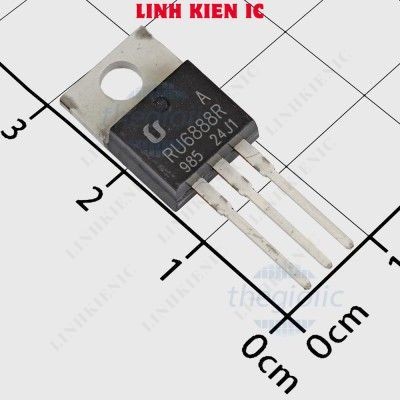 [2 ชิ้น]- RU6888R N-Channel MOSFET 68V 88A TO-220 Linhkien IC