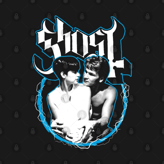 เสื้อยืด Vintage Ghost Blue คอกลม Cotton 100% S-5XL thumbnail 9