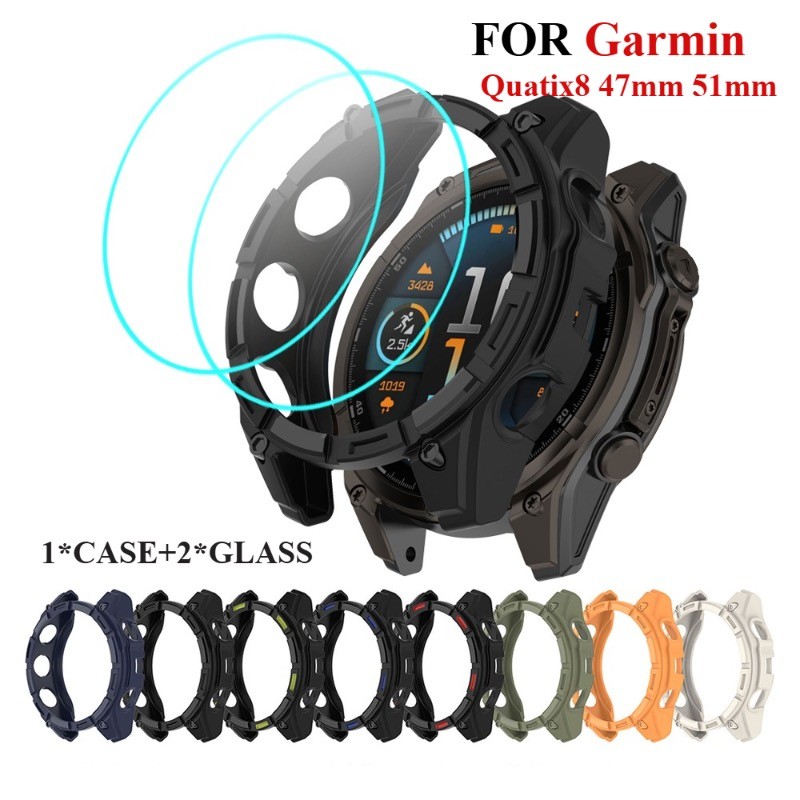 ฝาครอบป้องกันซิลิโคนสําหรับ Garmin Quatix 8 51 มม.47 มม.ซิลิโคนสําหรับ Garmin Quatix 8 47 มม.51 มม.น