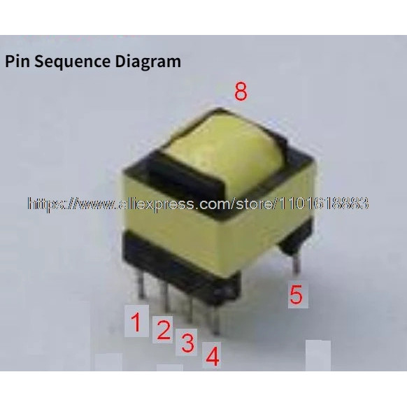 50 ชิ้น EE10-A1 แหล่งจ่ายไฟสลับหม้อแปลงความถี่สูง 220V ถึง 5-12V เอาต์พุตสูงสุด 3W
