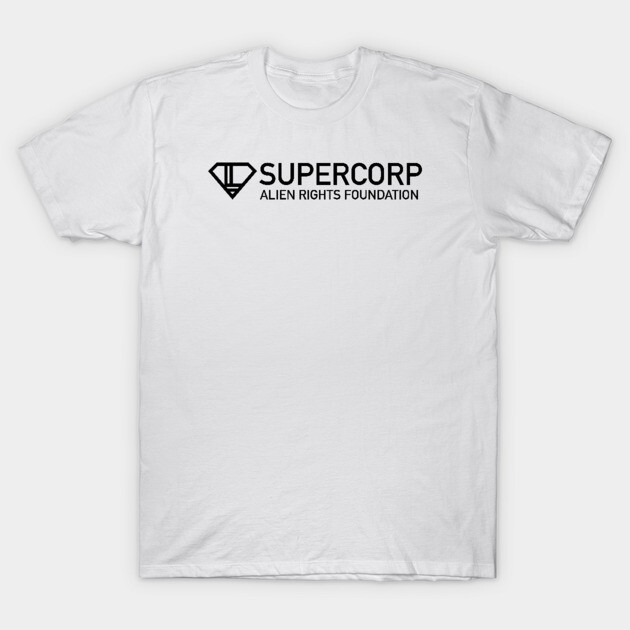 เสื้อยืด Vintage Supercorp Alien Rights Foundation T-Shirt แท้ Cotton 100% S-5XL ใส่สบายๆ หลวม
