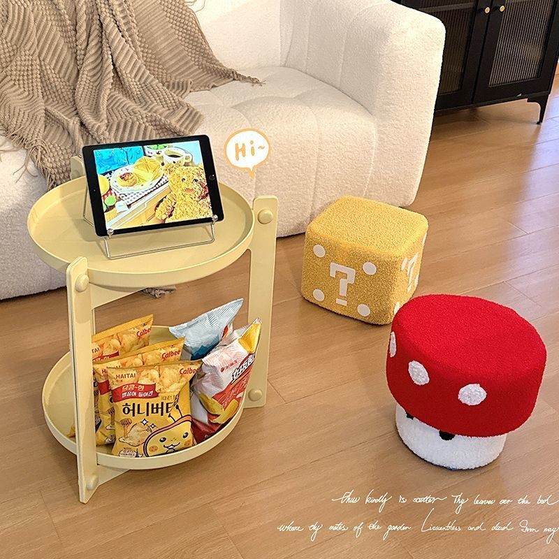 COD สตูลเห็ด เก้าอี้ ลูกเต๋าความคิดสร้างสรรค์สำหรับห้องนั่งเล่น สตูลวางเท้า - รูปที่ 2