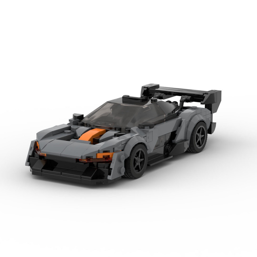 เข้ากันได้กับ Lego moc8 ตารางรถ McLensena GTR รถสปอร์ตรุ่นประกอบอาคารบล็อกของเล่น