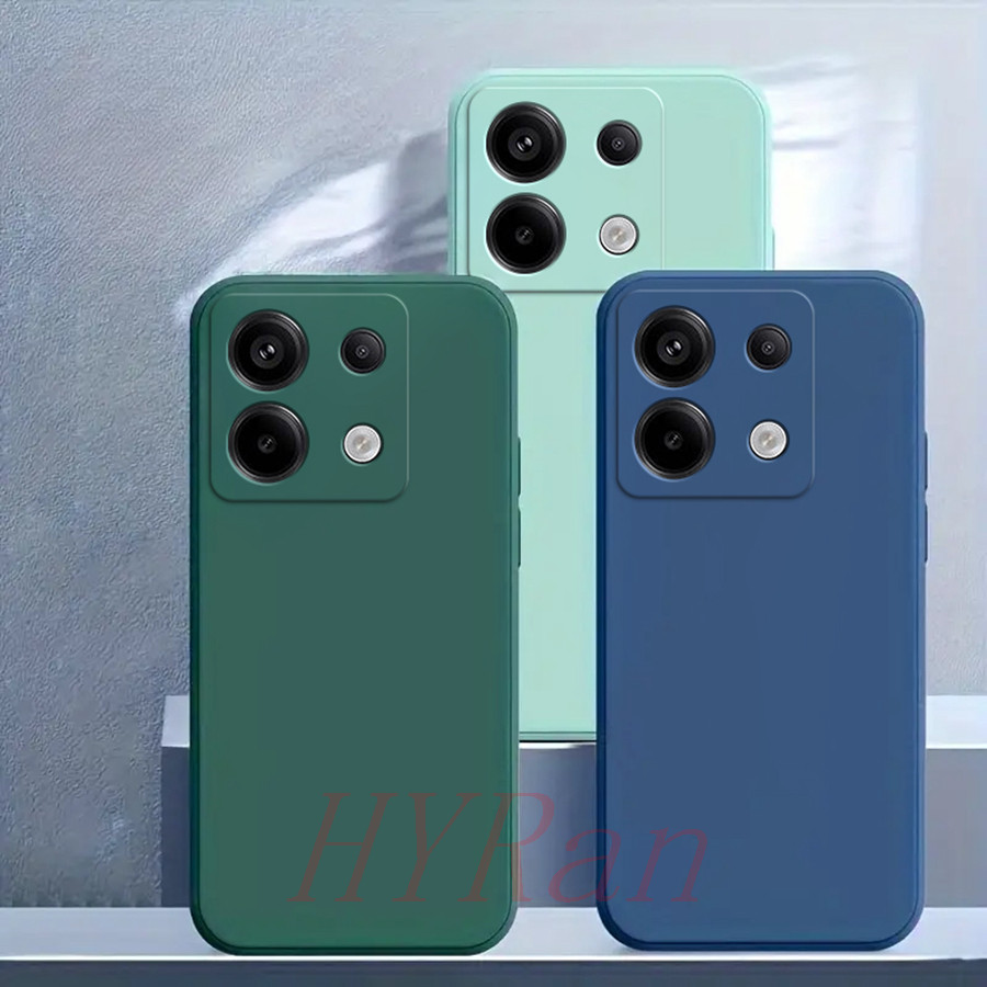Poco X6 5G เคสโทรศัพท์ซิลิโคนสีทึบ YT รูปที่ 2