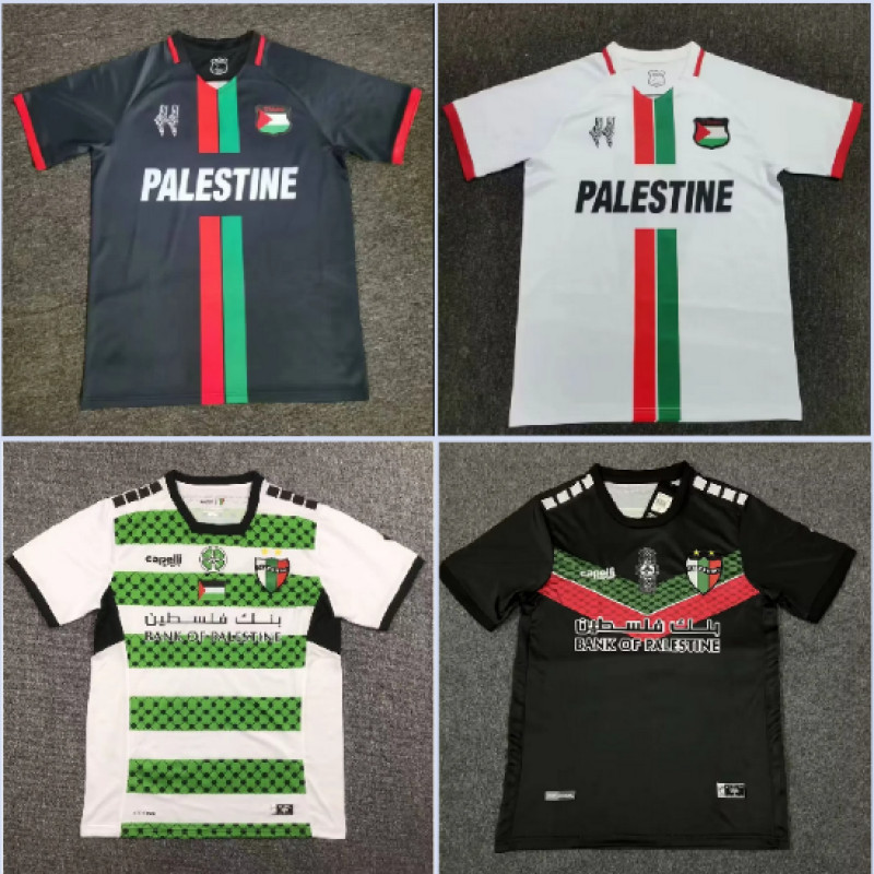 แฟนรุ่น 23/24/25 Palestino Palestine Home Away Third Soccer jersey เสื้อยืดผู้ชายเสื้อฟุตบอล