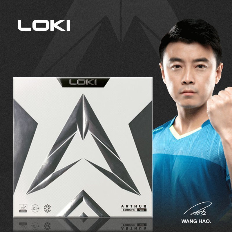 Original LOKI Arthur EURO Diamond Professional Carbon ฟองน้ําปิงปองยางไม่เหนียวเหนอะหนะ Pips ในยางปิงปอง ITTF ได้รับการอนุมัติ