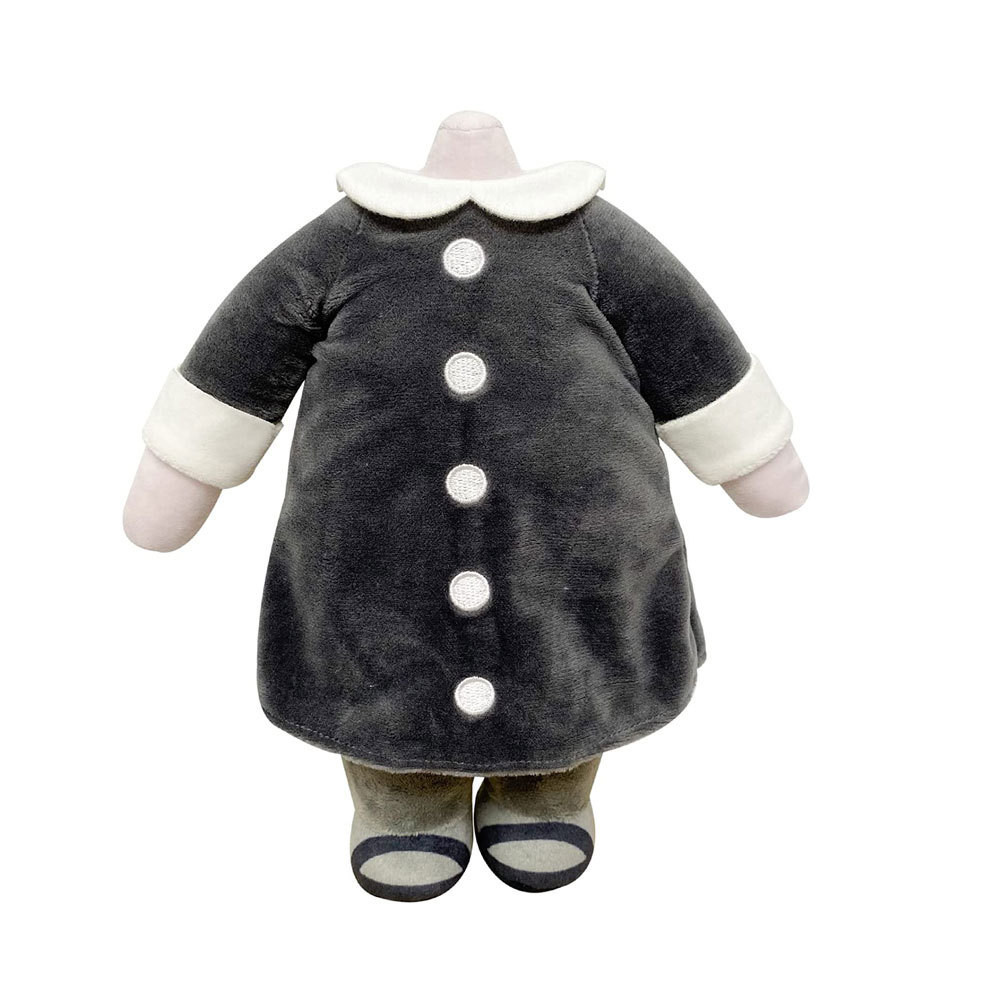 Wednesday Addams Headless Plush Doll – 25 ซม. Adams Family Gothic Anime Plush Toy