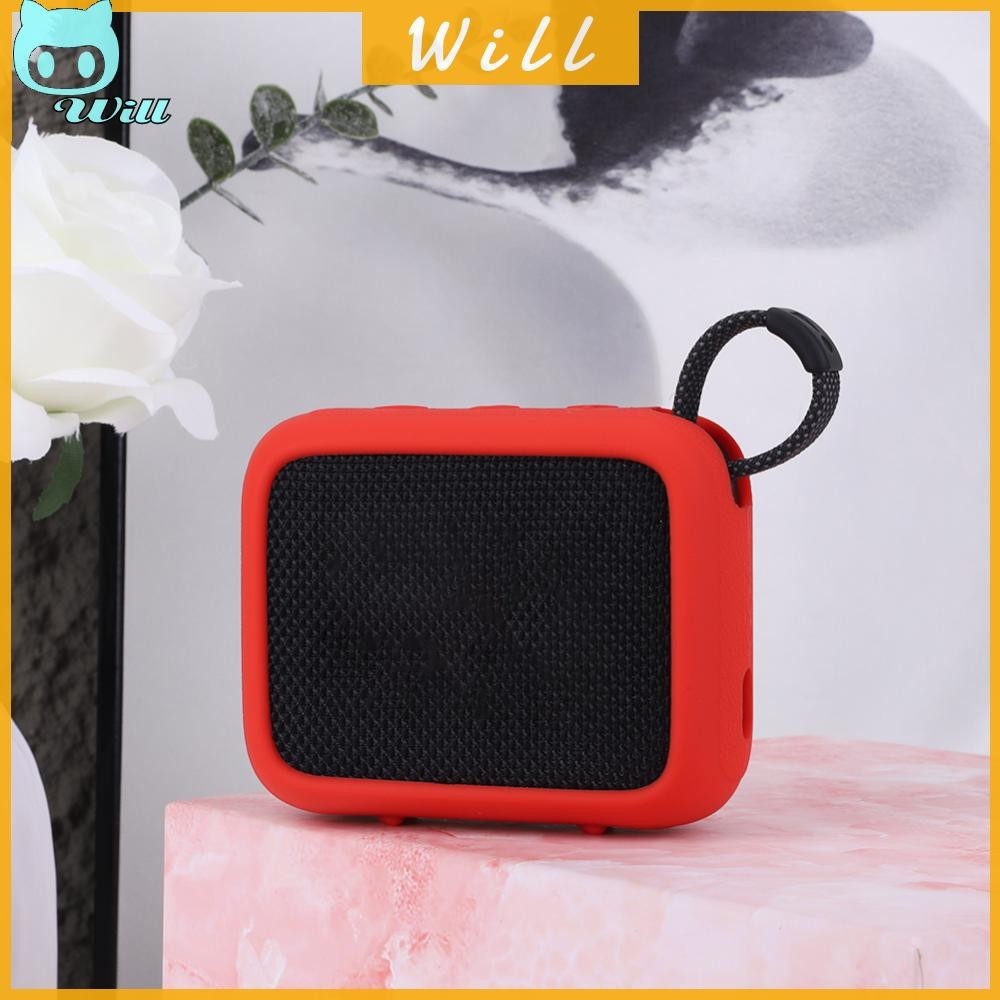 ลําโพงเคสซิลิโคนป้องกันรอยขีดข่วนเคสป้องกันพร้อมคาราบิเนอร์สําหรับ JBL GO 4