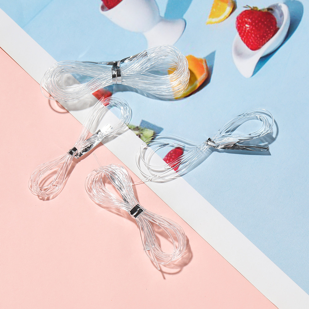 St. kunkka 1 กระเป๋า 0.8 มม. 5 ม. โปร่งใส TPU คริสตัลเชือกยืดหยุ่นเครื่องประดับด