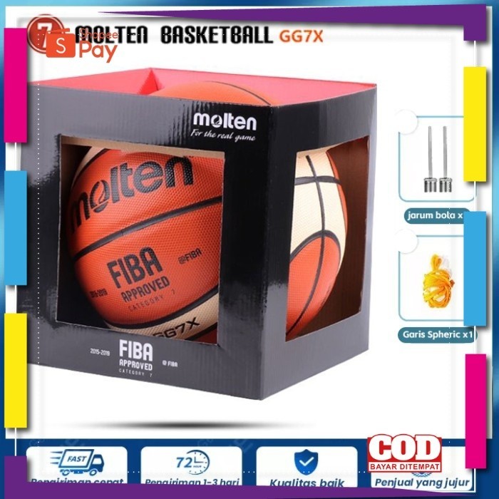 [ORIGINAL Premium] MOLTEN GG7X GQ7X BG5000 Basketball MADE IN GRADE ORGINAL