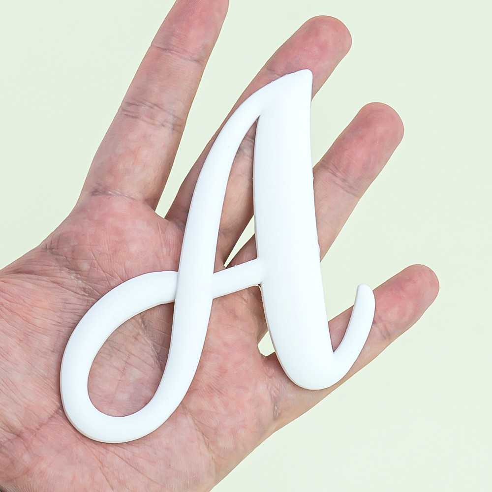 ตัวอักษรสีขาว A-Z กระเป๋า Jibbitz อุปกรณ์ตกแต่งกระเป๋า ติดกระเป๋า Bogg bag DIY accessories Charms ถอดได้ สำหรับกระเป๋าชายหาด