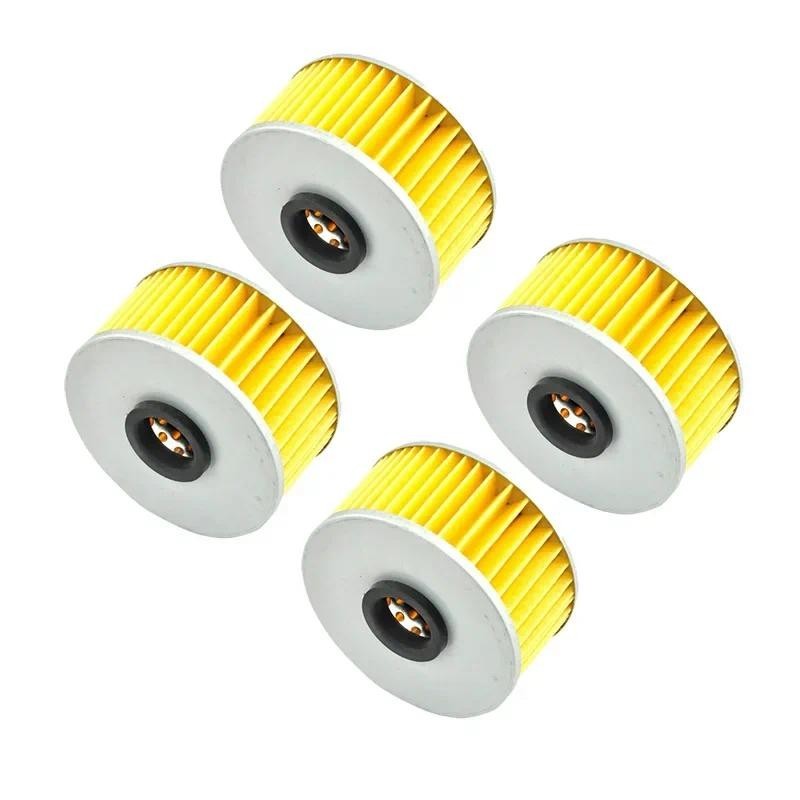 4 ชิ้นกรองน้ํามันรถจักรยานยนต์สําหรับ XS250 FZ400 FZR400 XJ400 XS400 XJ550 FJ600 FZR600 XJ600 YX600 