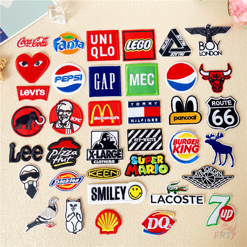 ♚ Food & Outdoor - ป้ายโลโก้แฟชั่นใหม่ Q-5 Iron-On ♚ 1 ชิ้น DIY เย็บบนเหล็กบนป้ายแพทช์ (40 รูปแบบ)
