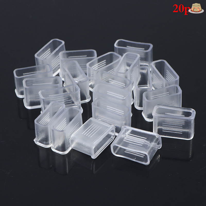 [กซ] 20ชิ้นยางนกหวีดปกปากป้องกันอุปกรณ์เสริมนกหวีดสีขาวเบาะ ไทย