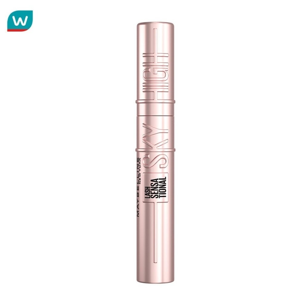 Maybelline เมเบลลีน สกายไฮน์ เลนเทนนิ่ง มาสคาร่า ลองแอนด์ลิฟท์ 01 แบล็ค