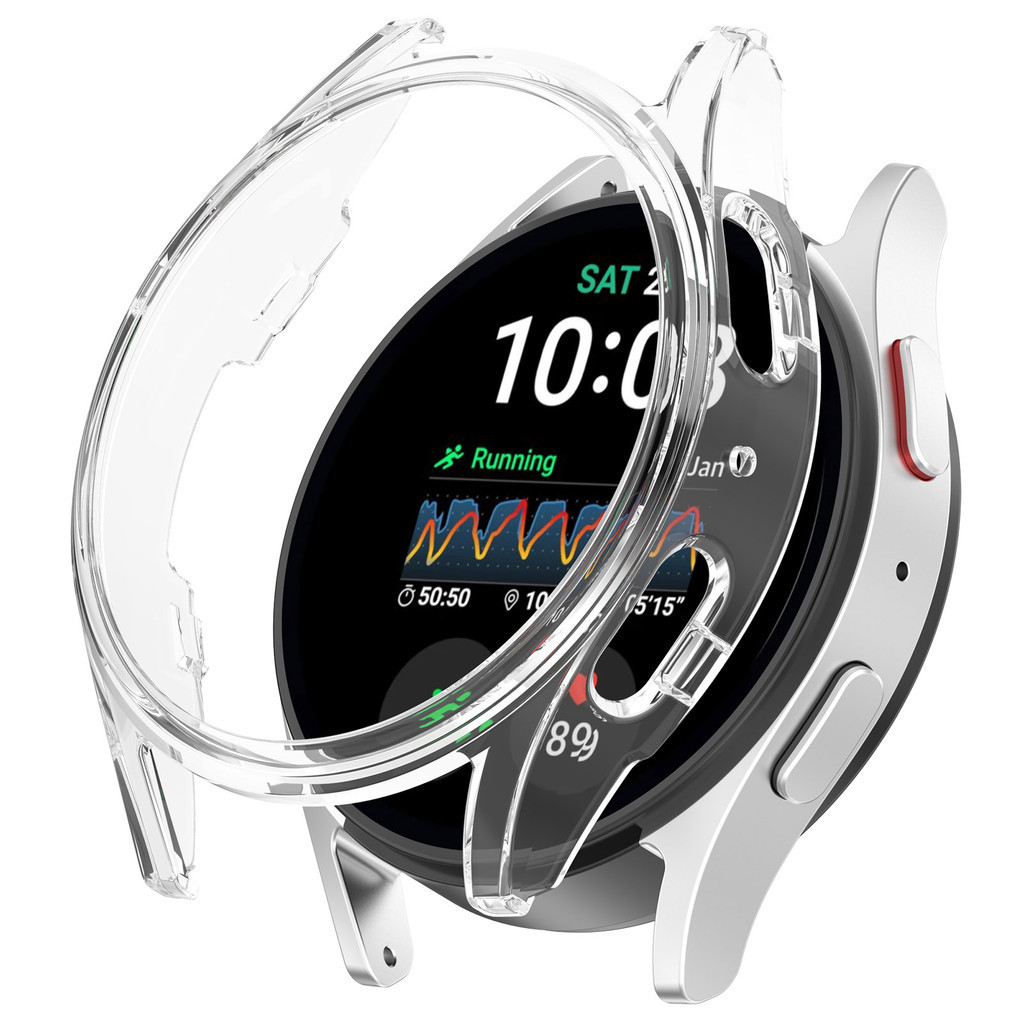 Hollow PC Hard สําหรับ Samsung Galaxy Watch 7 40 มม.44 มม.ฝาครอบป้องกันเปลี่ยนกรอบ Shell กันชนกันกระแทก