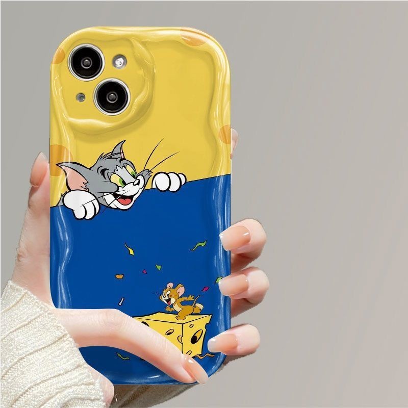 เคสโทรศัพท์ musespoke สำหรับ iPhone 13 14 15 Tom and Jerry