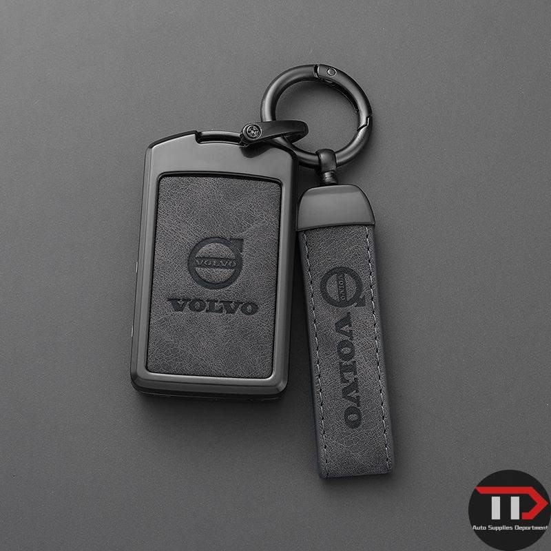 [คลังสินค้าพร้อม]ฝาครอบกุญแจรถ Volvo เคสกุญแจกุญแจรถ Fob ฝาครอบทดแทนสําหรับ Volvo S60 S90 XC40 XC60