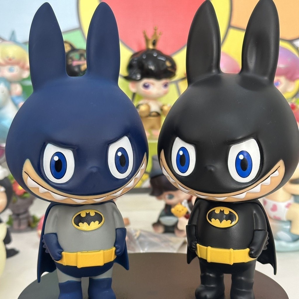 Labubu V2 Series labububu Batman Blue Black [จําลองคุณภาพสูง]