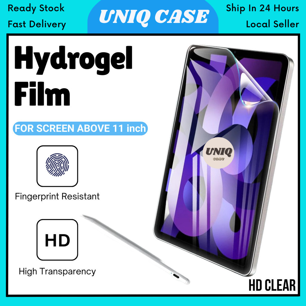 Lenovo Tab Plus P11 Pro Gen2 P12 Pro Extreme Pad Pro 2022 Yoga Tab 13 16 นิ้ว HD Clear ฟิล์มไฮโดรเจล