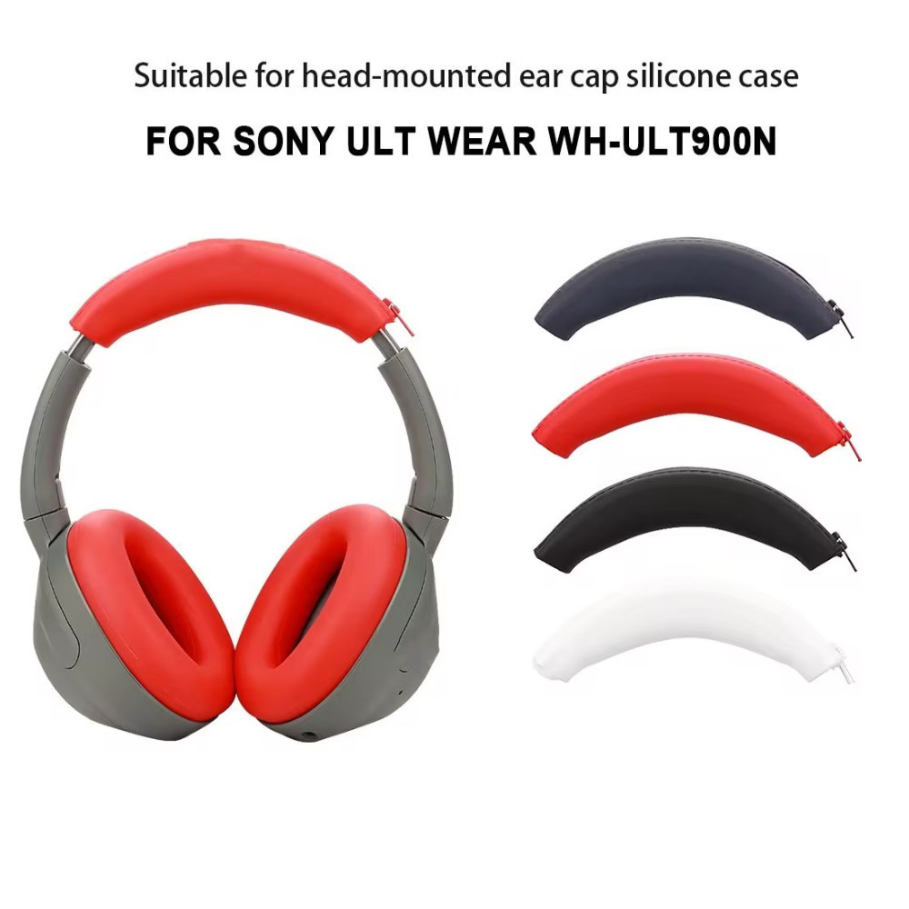ซิลิโคนเหงื่อแถบคาดศีรษะสําหรับ Sony Ult สวมใส่หูฟัง,ป้องกันชุดหูฟัง Headbeam Protector Sleeve สําหรับ WH-ULT900N, ล้างทําความสะอาดได้จุ่มกันฝุ่นแถบคาดศีรษะฝาครอบป้องกัน