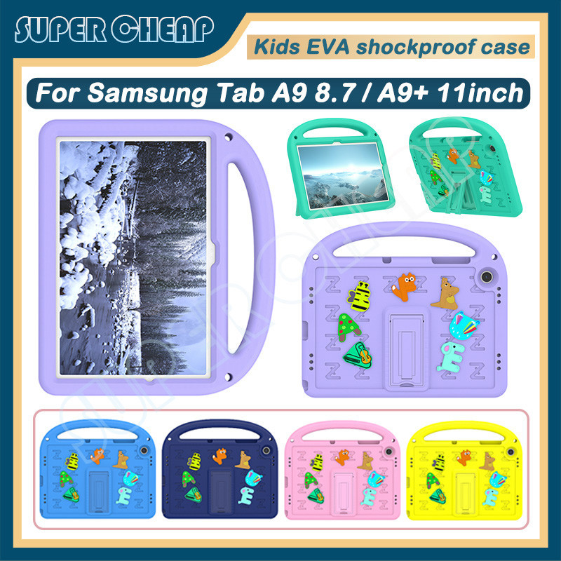 สําหรับ Samsung Tab A9 8.7 SM-X110 X115 A9 + A9 Plus X210 X216B 2023 เด็ก Eva กรณีกันกระแทกฝาครอบ