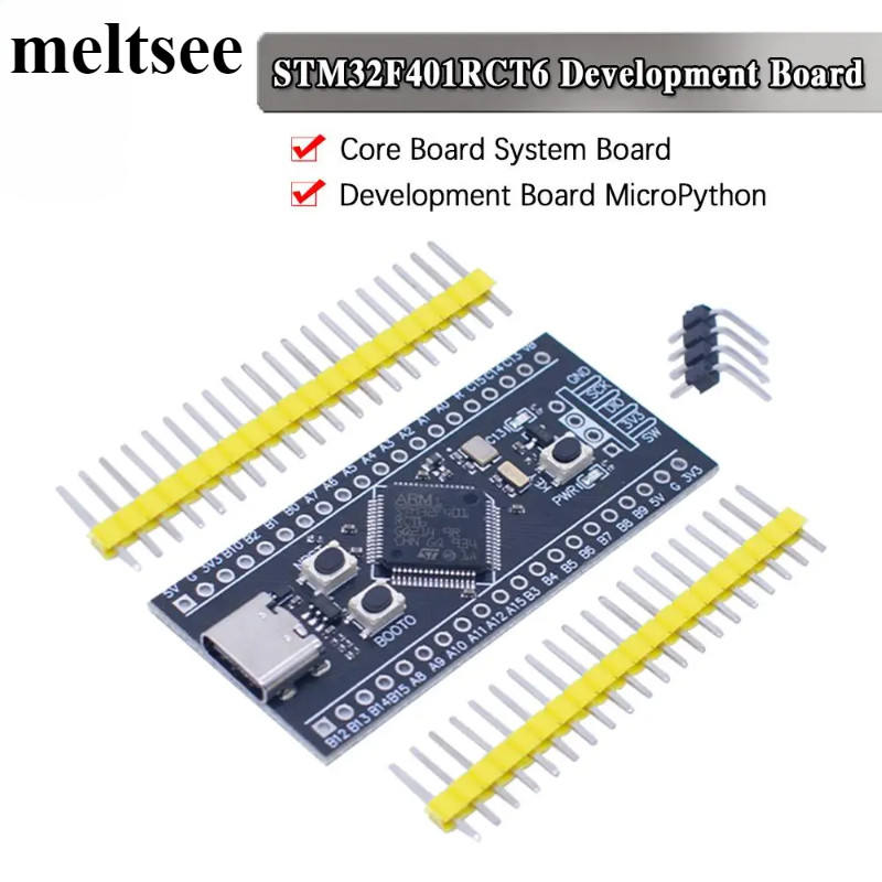 Stm32f401rct6 บอร์ดพัฒนาระบบขั้นต่ํา STM32 ARM Core การเรียนรู้โมดูล MicroPython development board พอร์ต Type-C