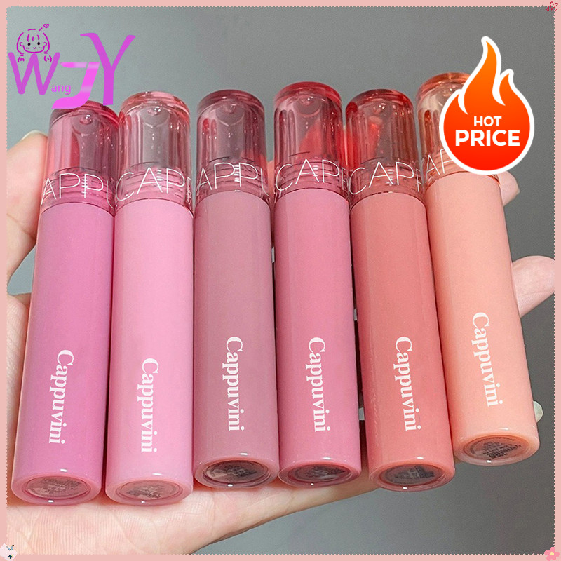 Cappuvini Lip Glaze Mirror Water Light Gloss Lip Glaze ลิปสติก CP228