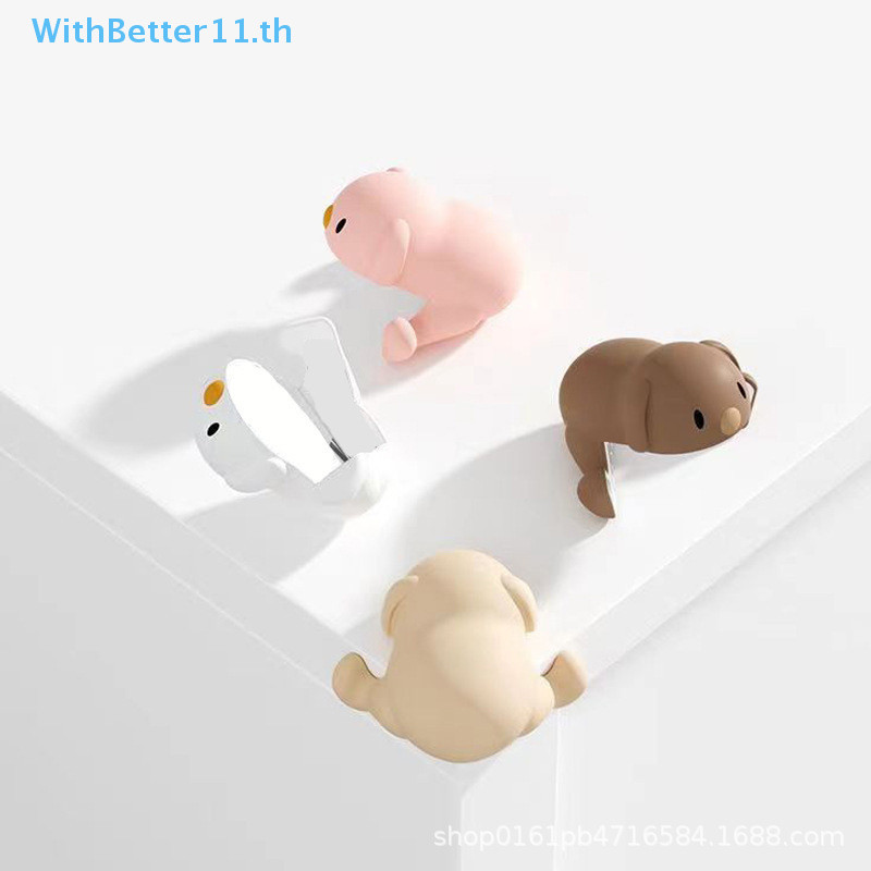 Better Baby Cartoon Safety Puppy Table Corner Protector Safe Soft Silicone Protection Edge Cover for Furniture for Kids Security TH