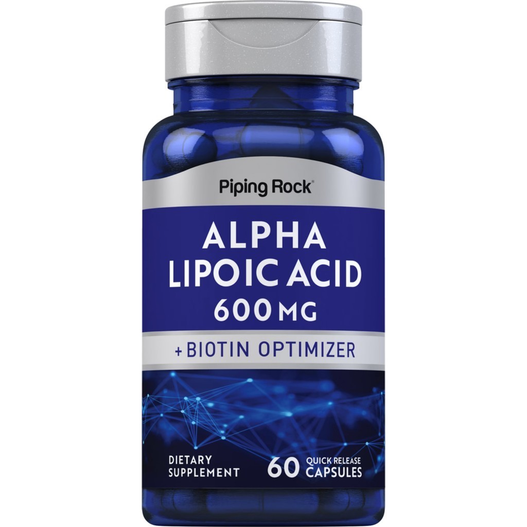 Alpha Lipoic Acid 600 mg. + Biotin 600 mcg. (60Capsules) กรดอัลฟาไลโปอิก ALA