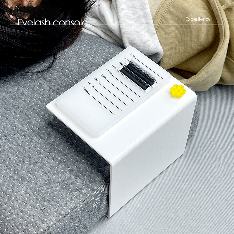 Flth Eyelash หมอนคอนโซล Eyelash Extension สําหรับขนตา Salon Reusable สะดวกแบบพกพาคอนโซล Eyelash Pad กาวผู้ถือ Vary