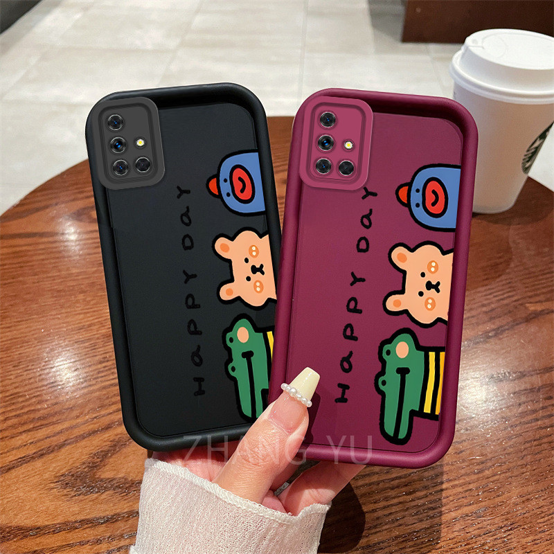 Cod เหมาะสําหรับ Samsung A51 A71 M51 เคสโทรศัพท์ TPU ใหม่เคสโทรศัพท์ลายสัตว์