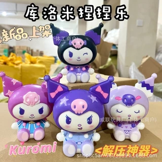💖ของเล่นบีบสกุชชี่ รูปการ์ตูนแมวน่ารัก เหมาะกับเล่นคลายเครียด สําหรับตกแต่งห้องนอน สํานักงาน-Kuromi bdsm toy