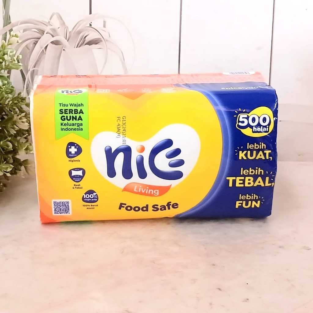 NICE500 TISSUE NICE 500 แผ่น NICE FACIAL TISSUE 500 แผ่น 2PLY NICE TISSUE 500 แผ่น TISSUE