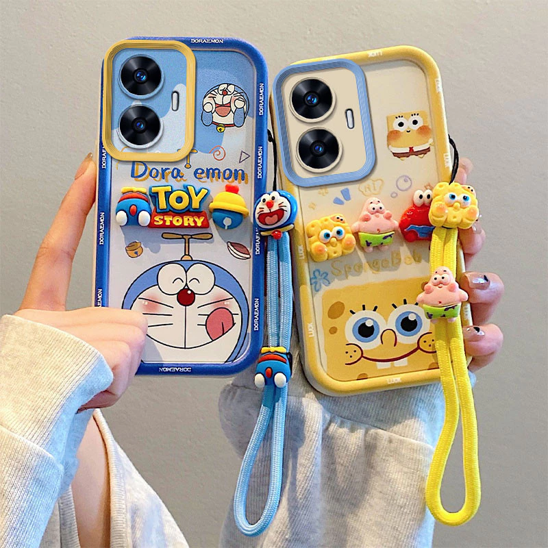 เคส Realme C55 C53 C35 C30 C30S กรณีโทรศัพท์ซิลิโคนน่ารัก TYTY
