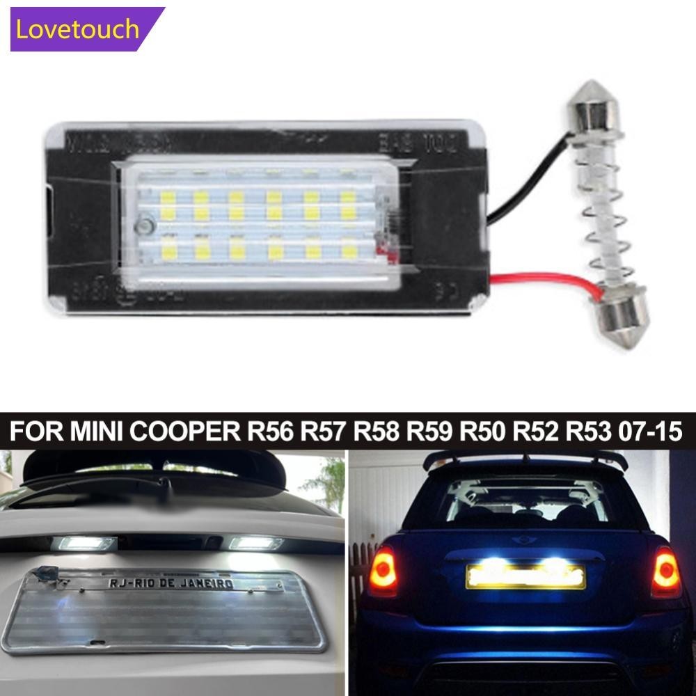 Lovetouch 1PC รถ Canbus LED จํานวนใบอนุญาตประกอบไฟสําหรับ Mini Cooper R56 R57 R58 R59 R50 R52 R53 07-15 I6J1