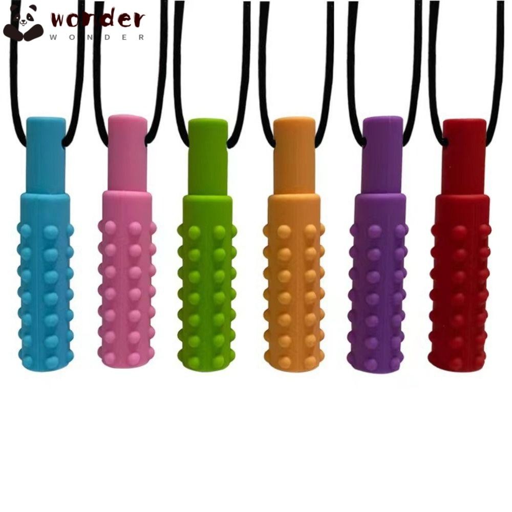 Wonder จี้เคี้ยวหนึบ, Baby Care Pacifier จี้เด็กสร้อยคอยางกัด, Creative ซิลิโคน Sensory Chew สําหรับ