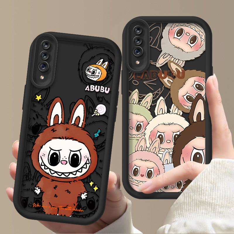 เคส Samsung A50 เคส Samsung A50s เคส Samsung A30s เคส Pop Mart เคสโทรศัพท์ Cool การ์ตูน Labubu เลนส์ป้องกันซิลิโคนอ่อนนุ่มเคสโทรศัพท์ XS-JGS