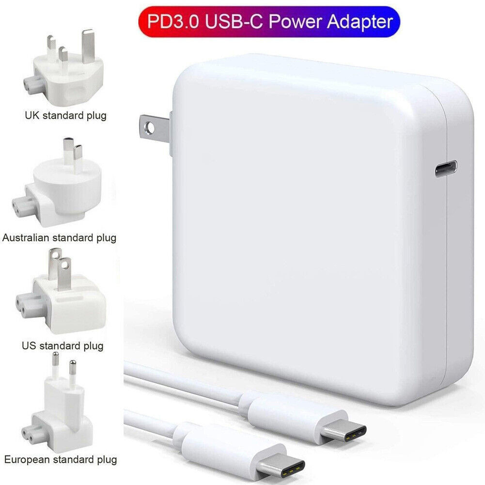 2M C ถึง C 30W 61W 87W 96W USB C Type-C อะแดปเตอร์ AC สําหรับ MacBook Air Pro
